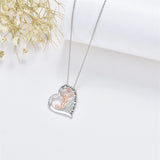 Sterling Silver Volleyball Sports Music Pendant Necklace With Engraved