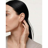14K Gold Plated Hoop Earrings Jewelry Gift for Birthday Anniversary Mother's Day