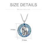 Sterling Silver Goddess Athena High Priestess Pendant Necklace