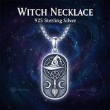 Sterling Silver Memento Mori Tree of Life Anubis Pendant Viking Amulet   Protection Pendant Necklace Egyptian Jewelry Christmas Birthday Gifts