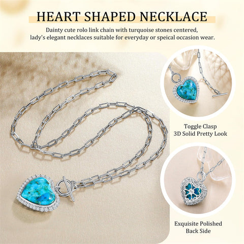 Sterling SilverTurquoise Red Coral Lapis Lazuli Malachite Paperclip Chain Necklace