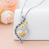 Sterling Sliver Yorkshire Corgi Labrador Pug Bulldog Paw Print Pendant Necklace