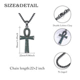 14K Gold Plated Cross Pendant Necklace Protection Jewelry Religious Gift