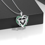 Sterling Silver Heart Bee Dragonfly Butterfly Hummingbird Sunflower Animal Pendant Necklace  Gifts for Christmas