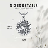 Sterling Silver 12 Zodiac Astrology Horoscope Pendant Necklace