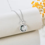 Dragon Moss Agate NecklaceJewelry Gifts for Women Girls