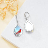Bird Earrings Hummingbird Dragonfly Butterfly Cardinal Earrings for Women 925 Sterling Silver Jewelry Bird Earrings