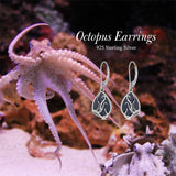 Sterling Silver Bee Butterfly Chicken Chihuahua  Dinosaur Frog Octopus Paw Print Platypus Dangle Earrings
