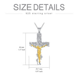 Sterling Silver Cross Clover Rose Turquoise Moss Agate Healing Crystal  Tree of Life Christ Crucifix Pendant Necklace