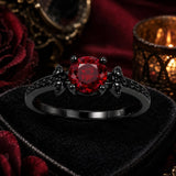 Sterling Silver 10K 14K 18K Gold Personalized Gothic Skull Ring Exquisite Spooky Jewelry for Halloween Lovers