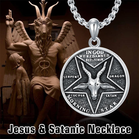 Sterling Silver Aztec Lion Cross Pendant Necklace