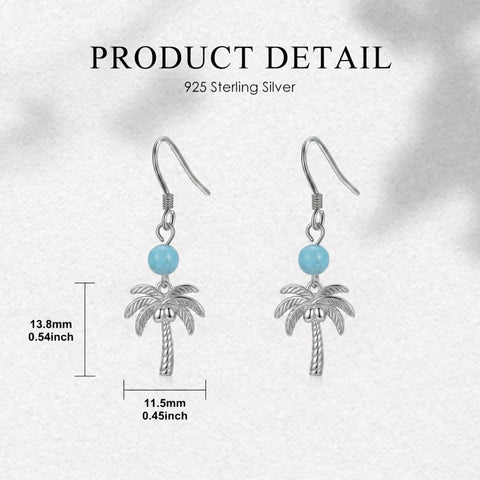 Sterling Silver Turquoise Owl Dragonfly Butterfly Hummingbird Dangle Earrings