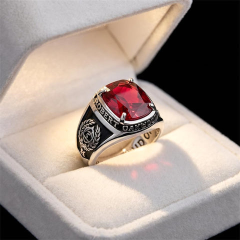 Copper Sterling Silver Custom Birthstone Engraved 2026 Class Ring