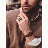 Sterling Silver Personalized Photo High School College Class Ring