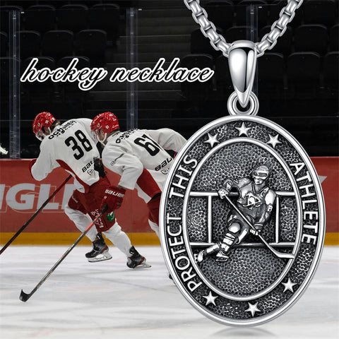 Sterling Silver Baseball Soccer Hockey Football Basketball Taekwondo Tennis Golf Runner Pendant Necklace