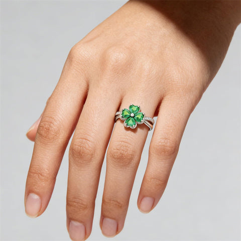 Sterling Silver 2-5 Birthstones Family Ring Gifts for Mother's Day