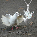 Sterling Silver Dove Hummingbird Red Cardinal Pendant Necklace