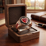 Sterling Silver Personalized Birthstone Class Ring for Women