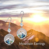 Silver Dangle Earrings for Women S925 Mustard Seed Earrings, Hooks Earrings