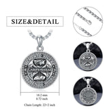Sterling Silver Personalized Photo Memento Mori Pendant Skull Pendant Necklace