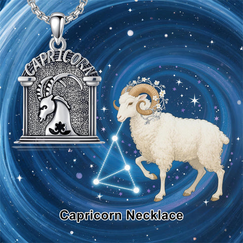 Sterling Silver Constellation Celestial Pendant Necklace