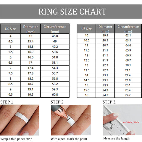 10K 14K 18K Gold 3CT Engagement Wedding Band Promise Ring for Men