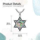 Sterling Silver Crown Jesus Fish Celtic Knot Chai  Lion Star of David Pendant Necklace