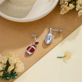 Sterling SilverHockeyBasketball Softball Football Volleyball Pickleball Soccer Baseball Tennis Stud Sport Earrings