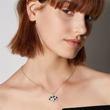 925 Sterling Silver Cow Necklace  Cute Animal Pendant Fashion Jewelry Gifts for Women Girls Mother Daughter