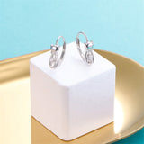 925 Sterling Silver Cat Nature Hoop Earrings for Women Teen Girls