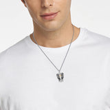 Sterling Silver Cross & Angel Wings Urn Necklaces for Ashes