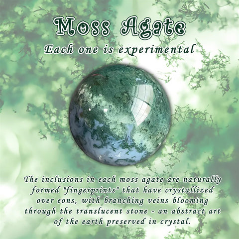 Sterling Silver Round Natural Moss Agate Couples Promise Wedding Ring Set
