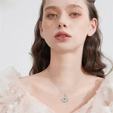 Faith Mustard Seed Sterling Silver Cross Charm Pendant Necklace