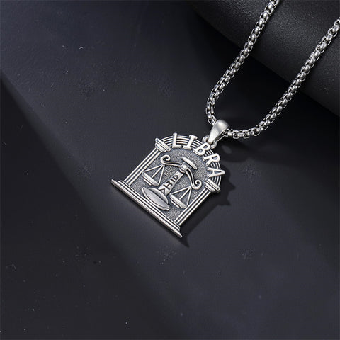 Sterling Silver Constellation Celestial Pendant Necklace