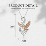 Sterling Silver 12 Month Birthstone Infinity Heart Animal Pendant Necklace Christmas Birthday Jewelry Gift
