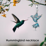 Sterling Silver Dove Hummingbird Red Cardinal Pendant Necklace