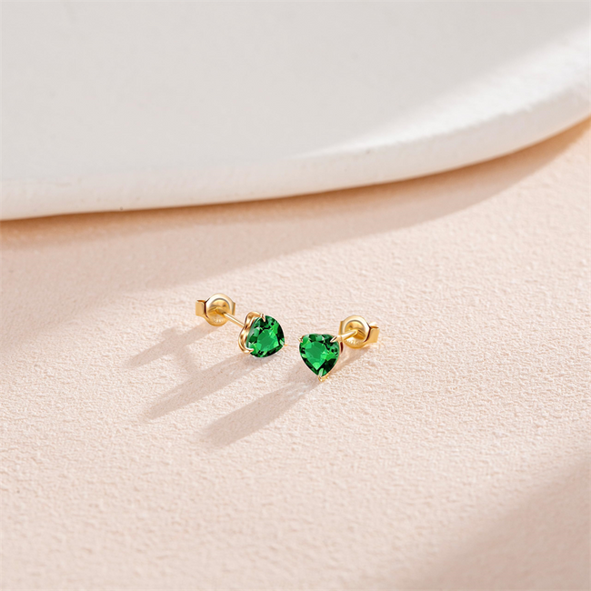 14k Solid Yellow Gold Stud Earrings 1.25cttw Genuine Natural Gemstone Prong Cluster Stud Earrings Jewelry Gifts for Her