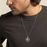 Sterling Silver Personalized Photo Memento Mori Pendant Skull Pendant Necklace
