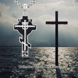 Sterling Silver Cross Christian Pendant Necklace