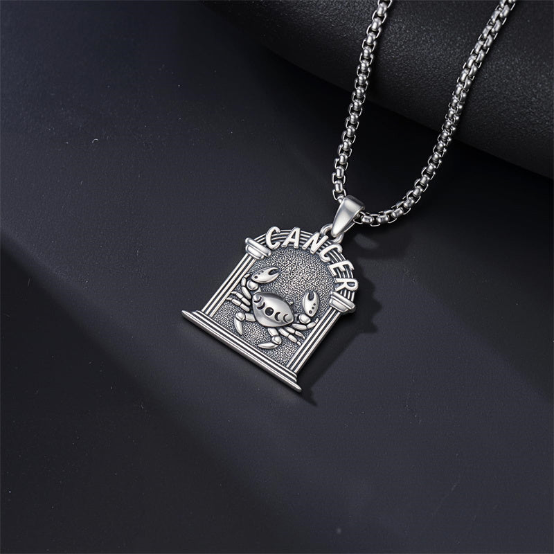 Sterling Silver Constellation Celestial Pendant Necklace