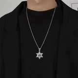 Sterling Silver Star of David Chai Cross Evil Eye Lion of Judah Menorah Tree of Life Protection Pendant Necklace