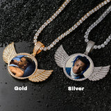 14K Gold Plated Personalized Photo Pendant Necklace Personalized Gift
