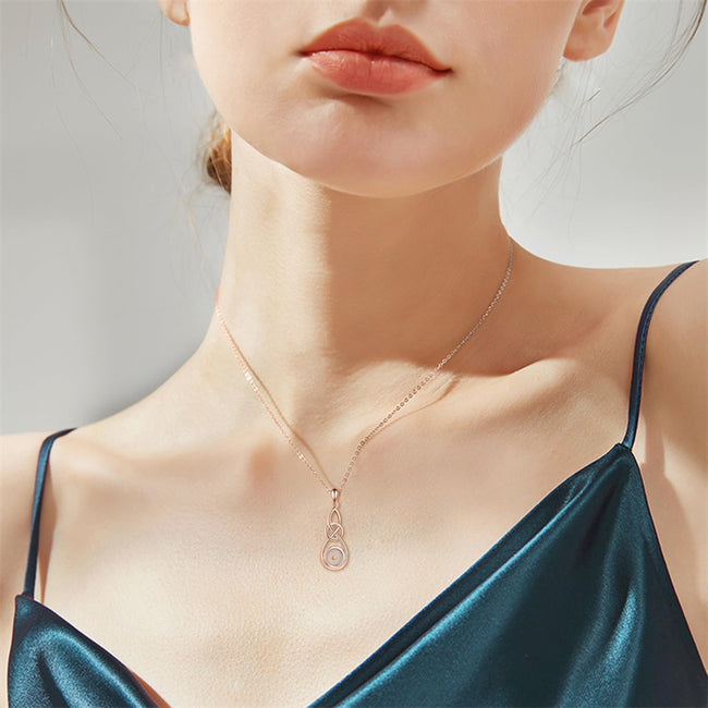 Mustard Seed Necklace Infinity ZC Opal Pendant Sterling Silver Jewelry for Women