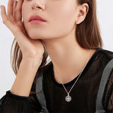 Sterling Sliver Compass Urn Necklace for Ashes