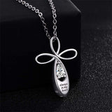 925 SterlingSilver Cremation  Infinity Cross Urn Necklace Urn Necklace Memorial Keepsake Memory Pendant Jewelry Gifts