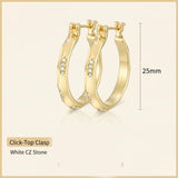 14K Gold Plated Trendy Elegant  Earring for Women