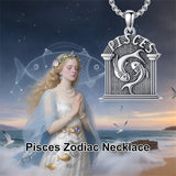 Sterling Silver Constellation Celestial Pendant Necklace