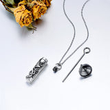 Phoenix Urn Necklace for Ashes Sterling Silver Cremation Jewelry for Ashes Memorial Keepsake Jewelry Gift for Women Men Girls