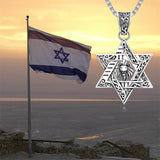 Sterling Silver Star of David Chai Cross Evil Eye Lion of Judah Menorah Tree of Life Protection Pendant Necklace