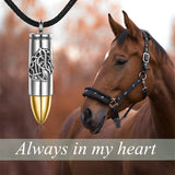 925 Sterling Silver Necklace for Men Memento Mori Necklace Urn Necklace for Ashes Cremation Jewelry Gift for Men